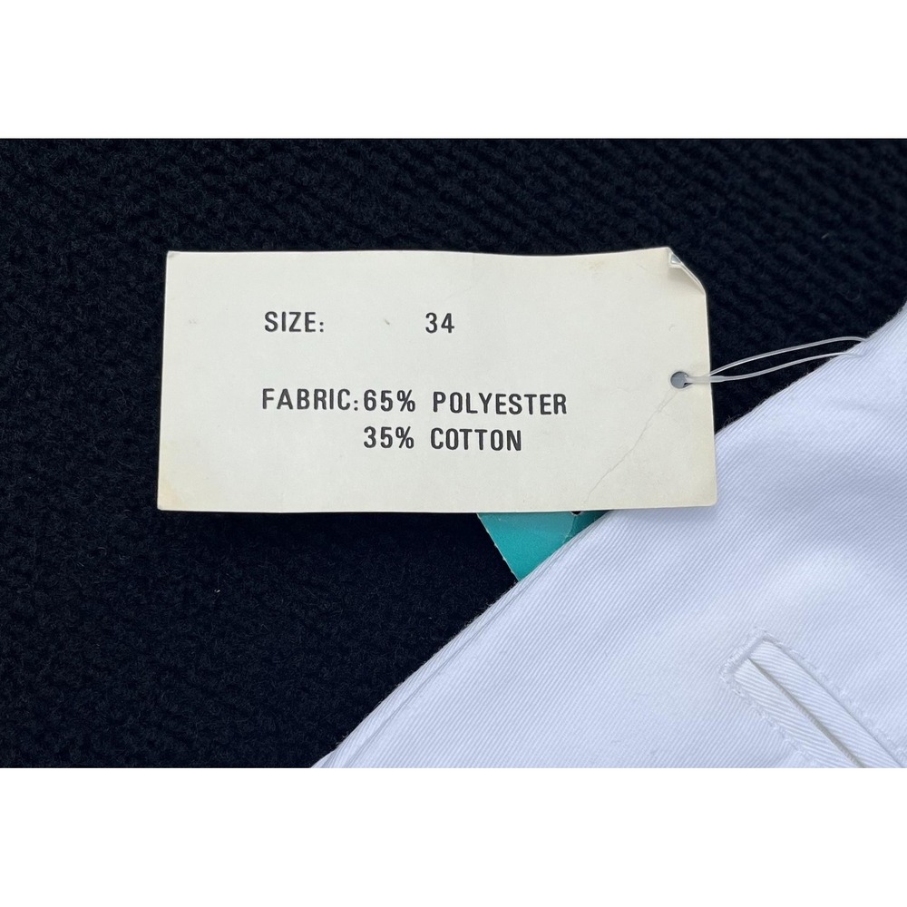 Vintage Cross Court Tennis‎ Shorts Mens 34 80s Poly Cotton NWT Classic Retro - Picture 11 of 14
